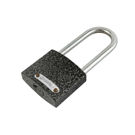 Навесной замок 50, 3 анг. ключа, длинная дужка, PLP-L