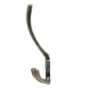 Мебельный крючок 3-рожковый, модель 3022, цвет ант. бронза (AB), усиленный