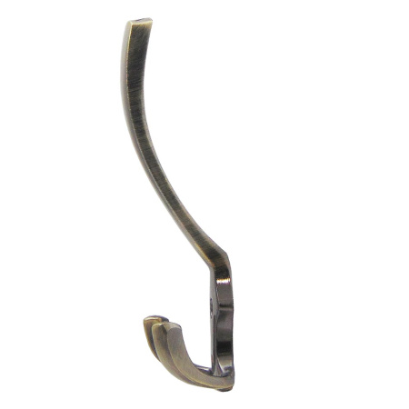 Мебельный крючок 3-рожковый, модель 3022, цвет ант. бронза (AB), усиленный