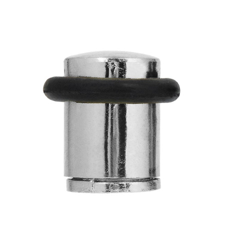 Дверной напольный упор, модель 588-3, малый, цвет пол. хром (CP)