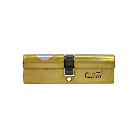 Цилиндровый механизм C100, тип: кл.-кл., 5 перфо кл., цвет: пол. латунь (PB), Самир-Латунь