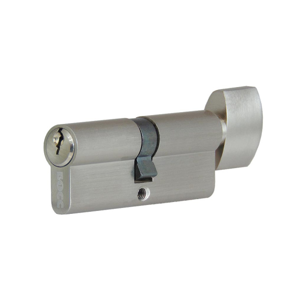 Цилиндровый механизм NW80, тип: кл.-верт., 5 анг. кл., цвет: мат. никель (SN), Мистер Босс