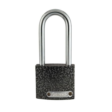 Навесной замок 50, 3 анг. ключа, длинная дужка, PLP-L