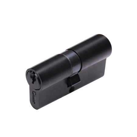 Цилиндровый механизм N70, тип: кл.-кл., 5 анг. кл., цвет: черный (BN), Самир-Цинк