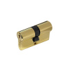 Цилиндровый механизм N60, тип: кл.-кл., 5 анг. кл., цвет: пол. латунь (PB), Самир-Цинк