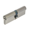Цилиндровый механизм C100, тип: кл.-кл., 5 перфо кл., цвет: мат. никель (SN), Самир-Цинк