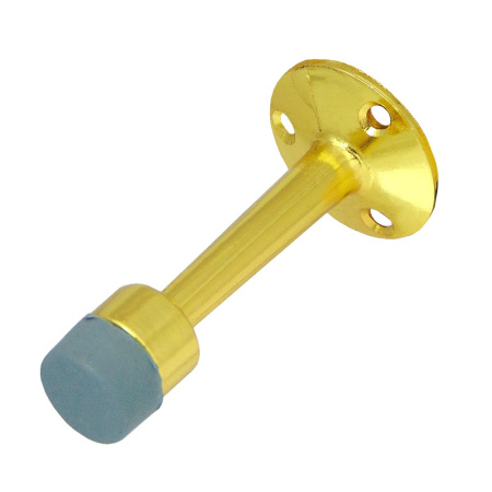 Дверной настенный упор, модель 791, цвет пол. латунь (PB)