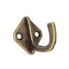 Мебельный крючок 1-рожковый, модель 952, ромб, цвет ант. бронза (AB)