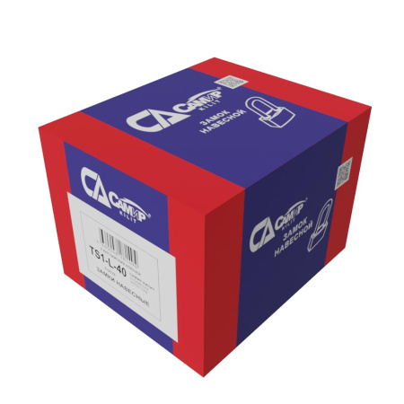 Навесной замок TS1-L 40, 5 анг. ключей, длинная дужка, Самир Kilit