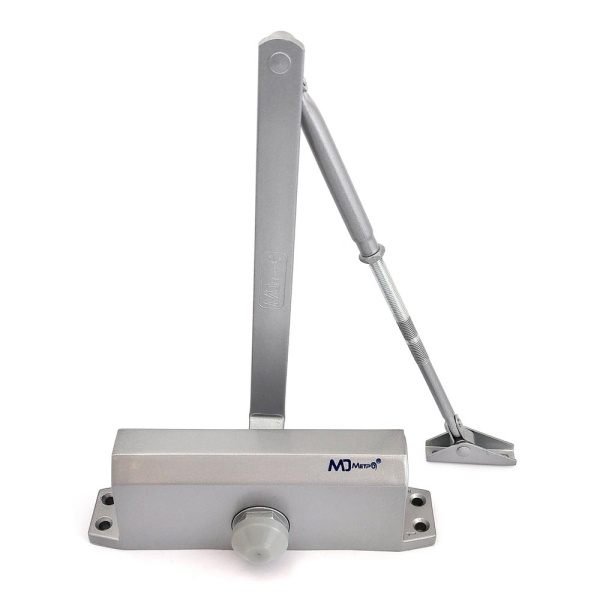 Дверной доводчик D100, цвет серебро (SL), МЕТРО