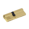 Цилиндровый механизм C90 (40/50), тип: кл.-кл., 5 перфо кл., цвет: пол. латунь (PB), Самир-Цинк