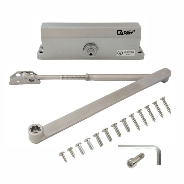 Дверной доводчик D140, цвет серебро (SL), САМИР