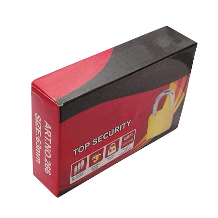 Навесной замок 63, 3 крестовых ключа, усиленный