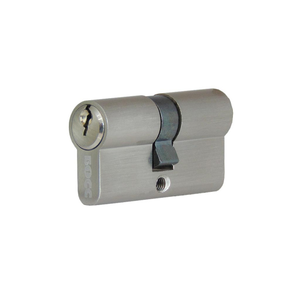 Цилиндровый механизм N60, тип: кл.-кл., 5 анг. кл., цвет: мат. никель (SN), Мистер Босс