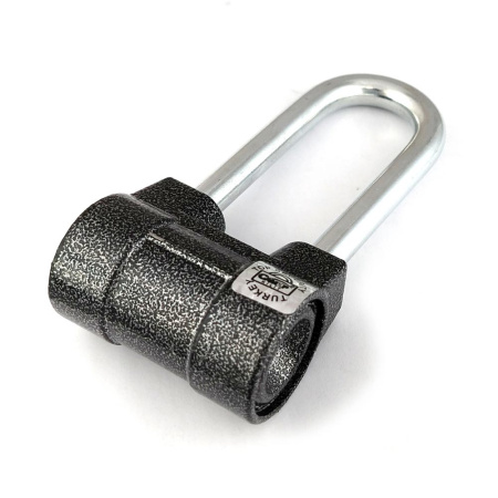 Навесной замок ВС2-4А-01 горизонтальный 55, 3 фин. ключа, длинная дужка, Самир Kilit