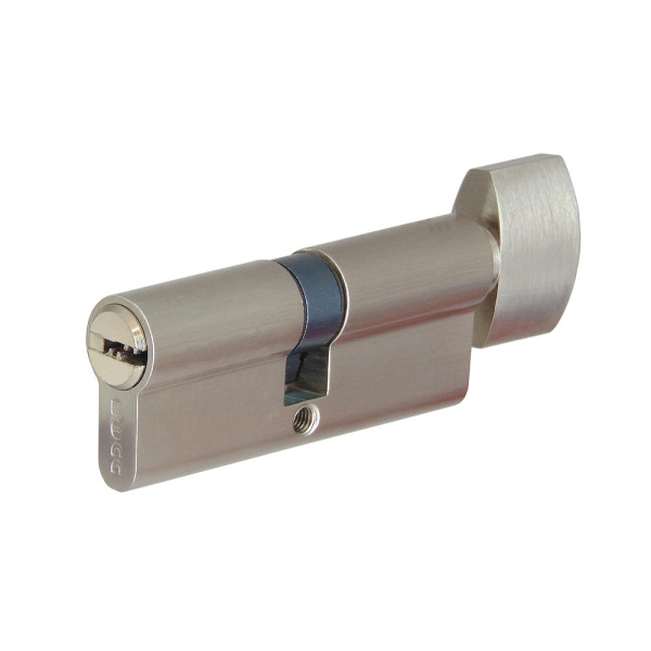 Цилиндровый механизм CW80, тип: кл.-верт., 5 перфо кл., цвет: мат. никель (SN), Мистер Босс