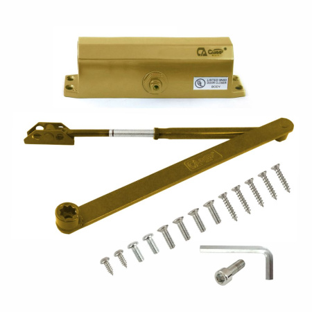 Дверной доводчик D180, цвет шампань (SH), САМИР