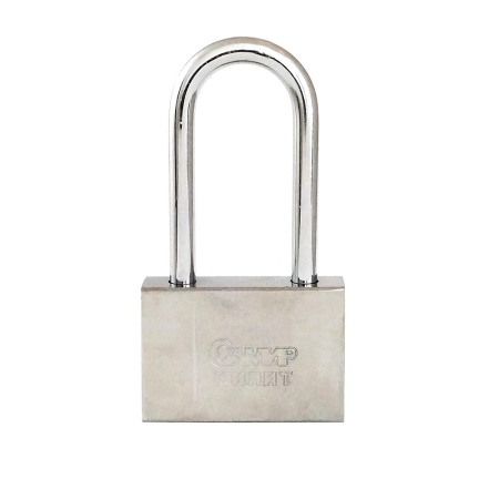 Навесной замок 80, 3 фин. ключа, длинная дужка, EXTRA-L