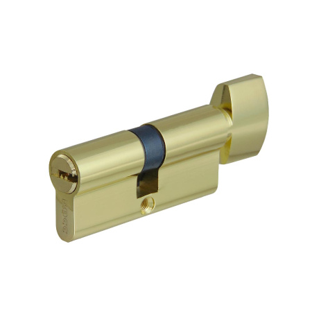 Цилиндровый механизм CW70, тип: кл.-верт., 5 перфо кл., цвет: пол. латунь (PB), Мистер Босс