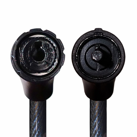 Навесной замок тросовый кодовый PD-83 длина 100 см, 5 цифр код, усиленный, цветной Самир Kilit