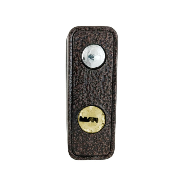 Навесной замок гаражный с прямой дужкой 80, 4 перфо ключа