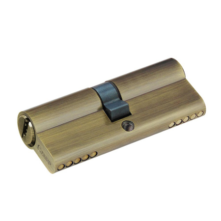 Цилиндровый механизм N80, тип: кл.-кл., 5 анг. кл., цвет: ант. бронза (AB), Самир-Цинк