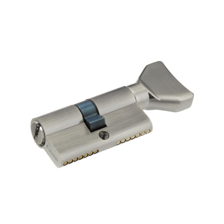 Цилиндровый механизм CW60, тип: кл.-верт., 5 перфо кл., цвет: мат. никель (SN), Самир-Цинк