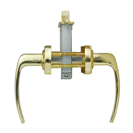 Дверной замок ЗВ4-55 102 (аналог Зенит), цвет пол. латунь (PB)