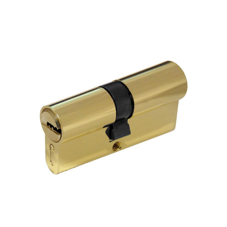 Цилиндровый механизм C70, тип: кл.-кл., 5 перфо кл., цвет: пол. латунь (PB), Самир-Цинк