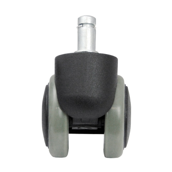 Колесо пластиковое, на штыре, модель 501, 50 мм, серое