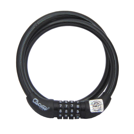 Навесной замок тросовый кодовый PD-82 длина 65 см, 4 цифры код, Самир Kilit