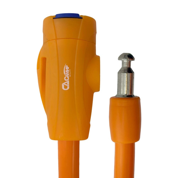 Навесной замок тросовый PD-84 длина 100 см, 2 перфо. ключа, цвет оранжевый, Самир Kilit