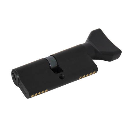 Цилиндровый механизм NW80, тип: кл.-верт., 5 анг. кл., цвет: черный (BN), Самир-Цинк