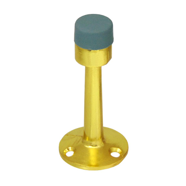 Дверной настенный упор, модель 791, цвет пол. латунь (PB)