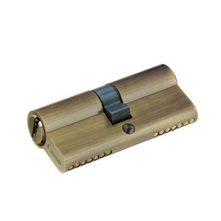 Цилиндровый механизм C70, тип: кл.-кл., 5 перфо кл., цвет: ант. бронза (AB), Самир-Цинк