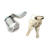 Почтовый замок, модель EURO, корпус 20, 2 анг. ключа, изогнутый ригель, Самир Kilit