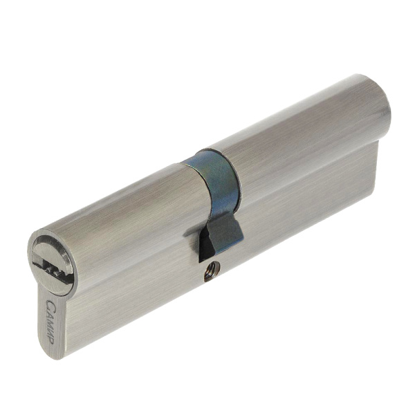 Цилиндровый механизм C110 (50/60), тип: кл.-кл., 5 перфо кл., цвет: мат. никель (SN), Самир-Цинк