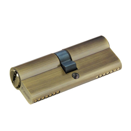 Цилиндровый механизм C80, тип: кл.-кл., 5 перфо кл., цвет: ант. бронза (AB), Самир-Цинк