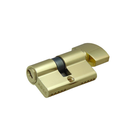 Цилиндровый механизм NW60, тип: кл.-верт., 5 анг. кл., цвет: пол. латунь (PB), Мистер Босс