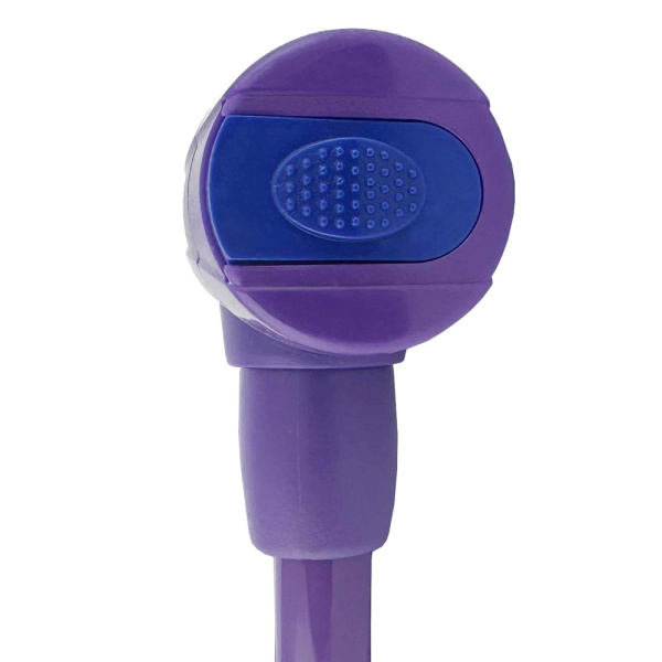 Навесной замок тросовый PD-84 длина 100 см, 2 перфо. ключа, цвет фиолетовый, Самир Kilit