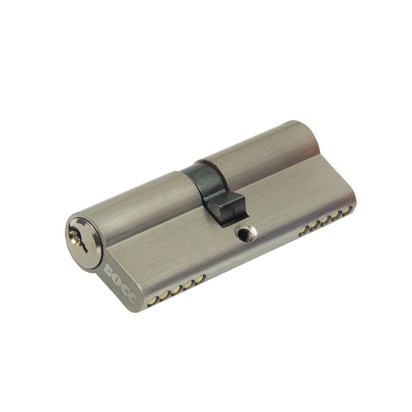 Цилиндровый механизм N80, тип: кл.-кл., 5 анг. кл., цвет: мат. никель (SN), Мистер Босс