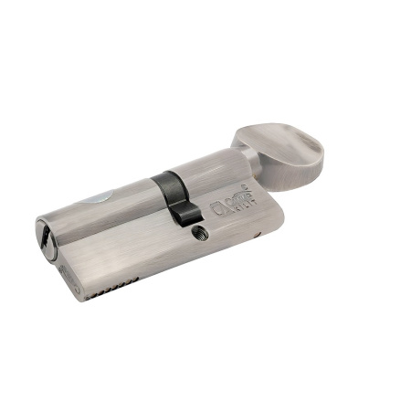 Цилиндровый механизм CW90 (35/55), тип: кл.-верт., 5 перфо кл., цвет: мат. никель (SN), Самир-Латунь