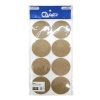 Набор круглых подпятников фетровых, ⌀ 55 мм