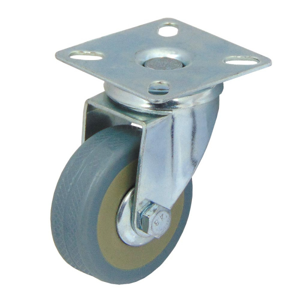 Колесо на платформе, модель 902, 50 мм, серое