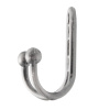 Мебельный крючок 2-рожковый, модель 656, цвет мат. никель (SN), прутковый