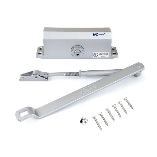 Дверной доводчик D50, цвет серебро (SL), МЕТРО