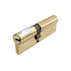 Цилиндровый механизм C100, тип: кл.-кл., 5 перфо кл., цвет: пол. латунь (PB), Самир-Латунь