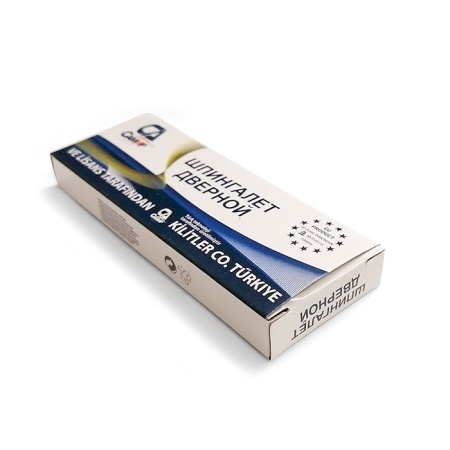 Шпингалет овальный, модель 905-B, цвет пол. латунь (PB)