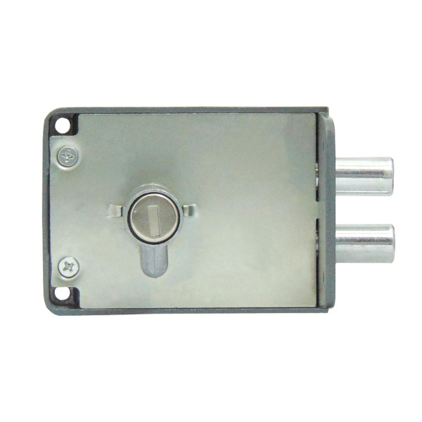 Накладной замок 603 круглые ригели, 3 анг. ключа 