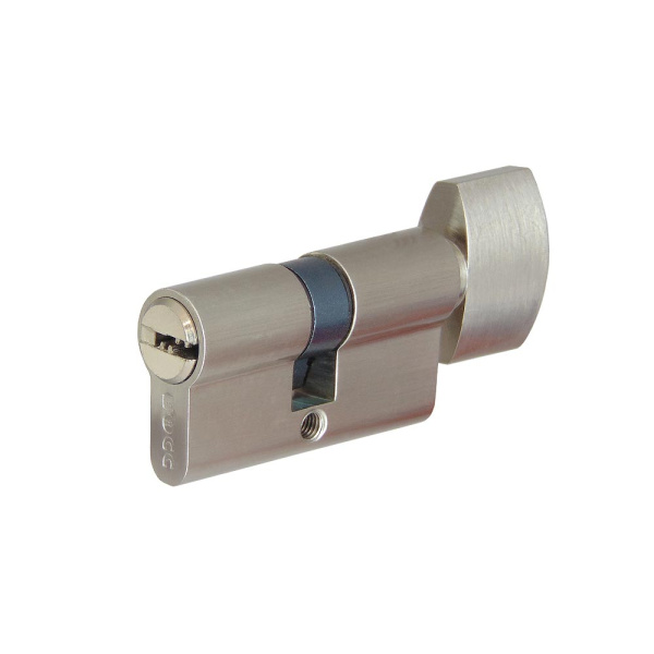 Цилиндровый механизм CW60, тип: кл.-верт., 5 перфо кл., цвет: мат. никель (SN), Мистер Босс